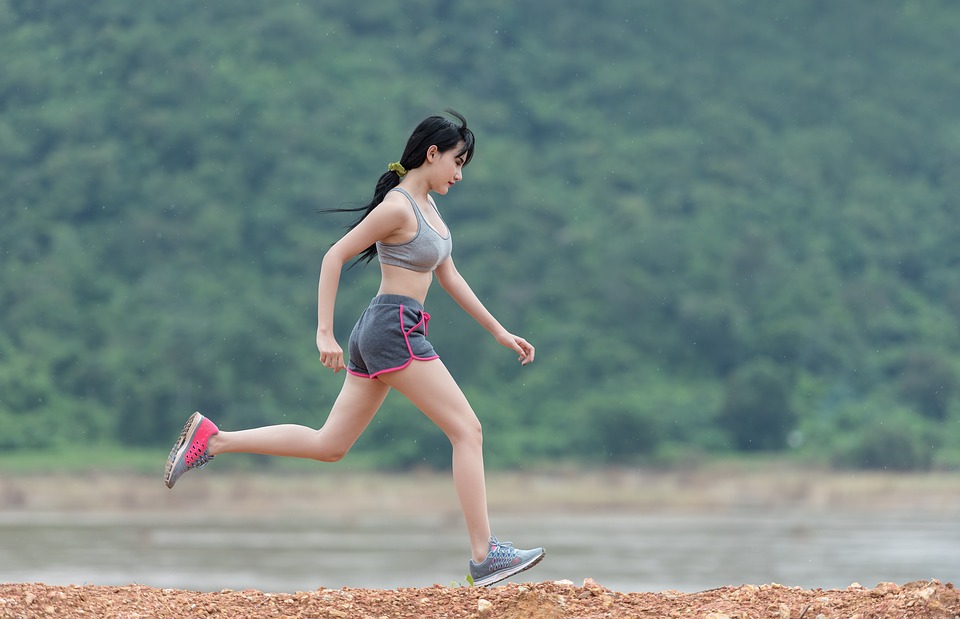 girl running