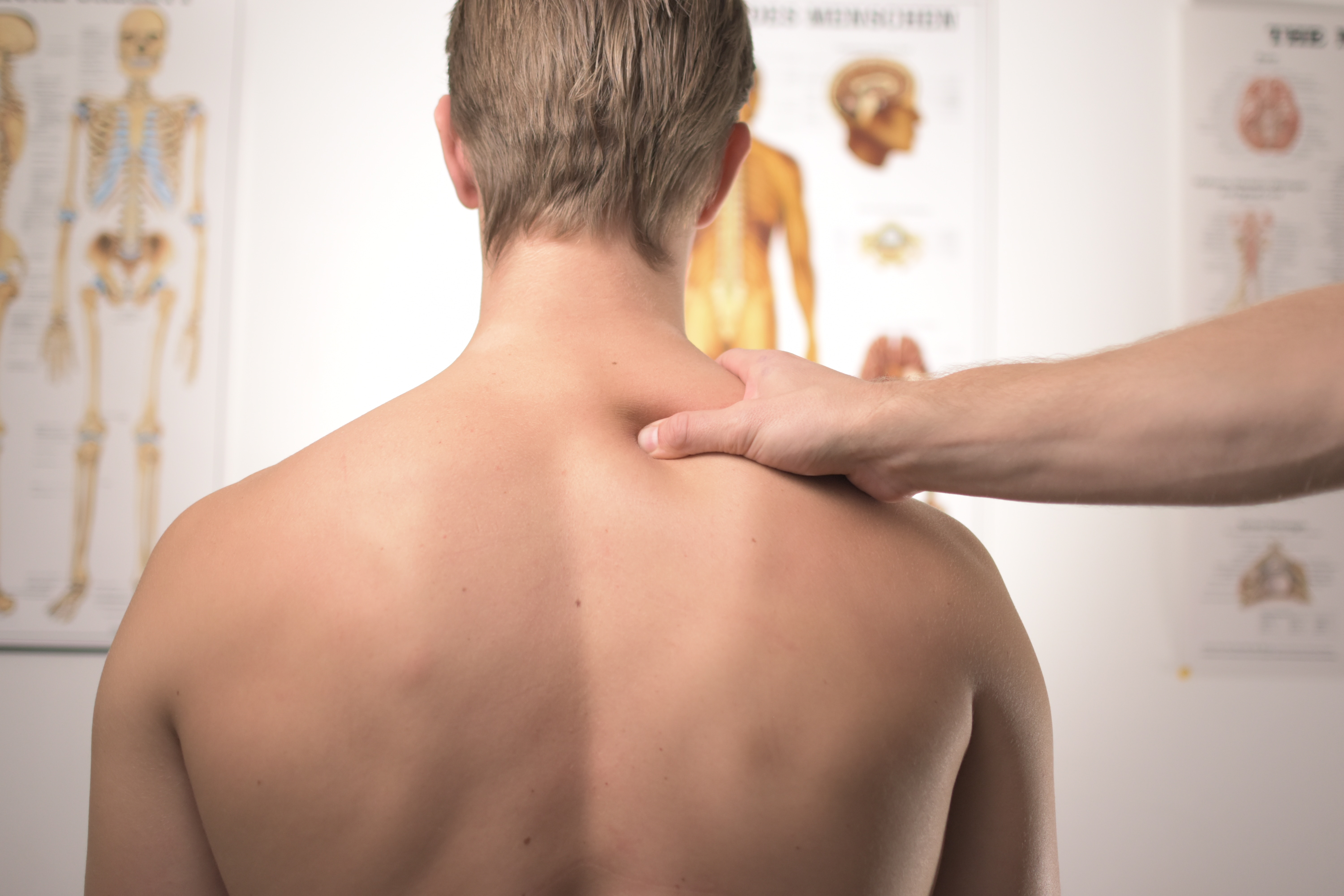a person undergoing a medical check up